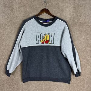 Disney Sweatshirt Womens Medium Gray 100 Acre Collection Winnie The Pooh Vintage